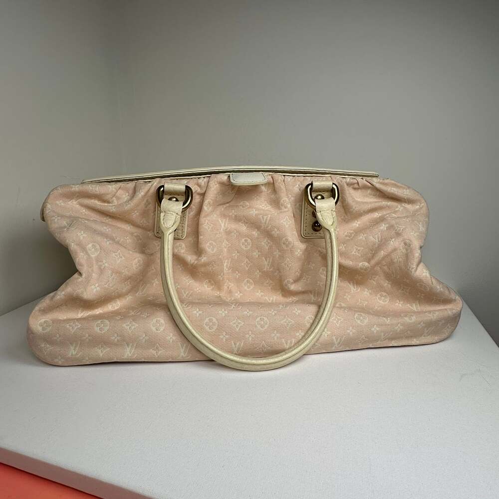 Leather handbag Louis Vuitton Pink in Leather - 34566881,